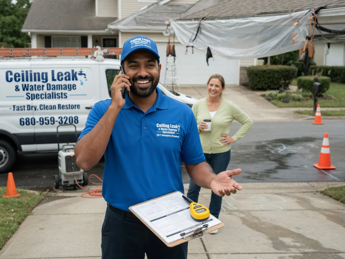 Ceiling Leak Cleanup Arthur, NE FAQs